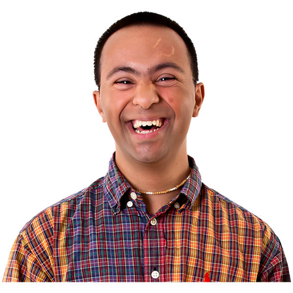A man smiling 