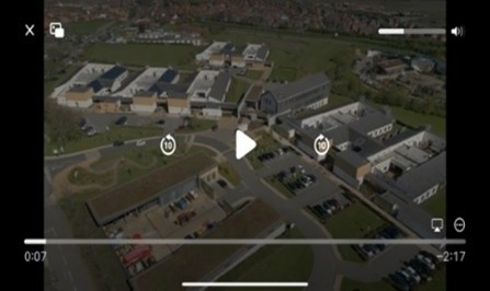 a screen showing the start of an oxevision video which is just about to play