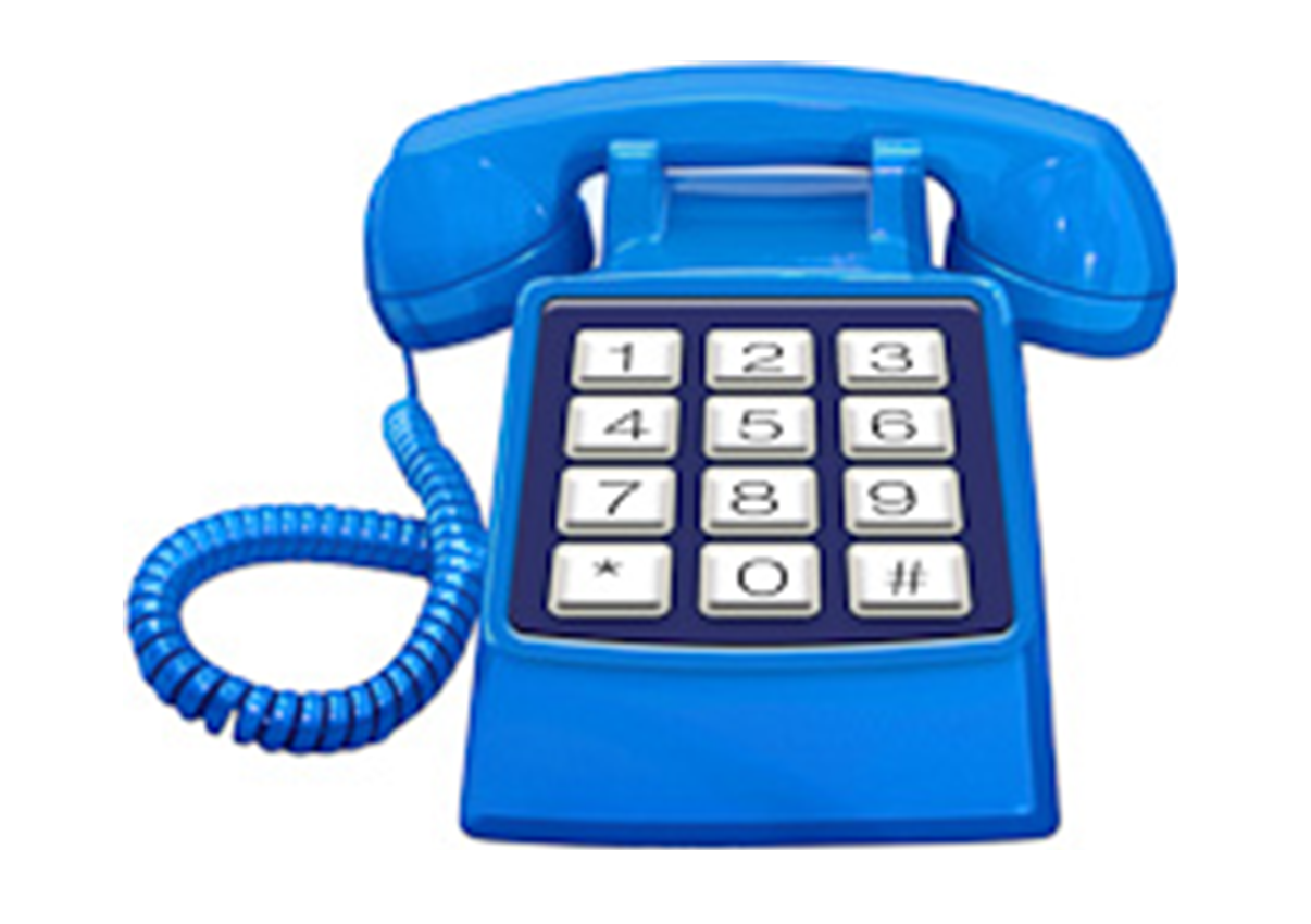 A telephone with large buttons