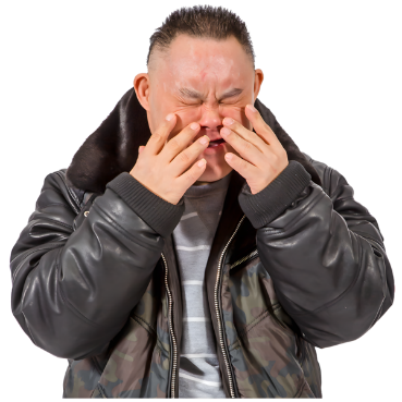 Someone crying