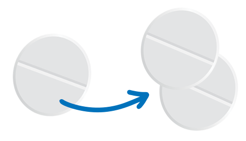 Small white tablets