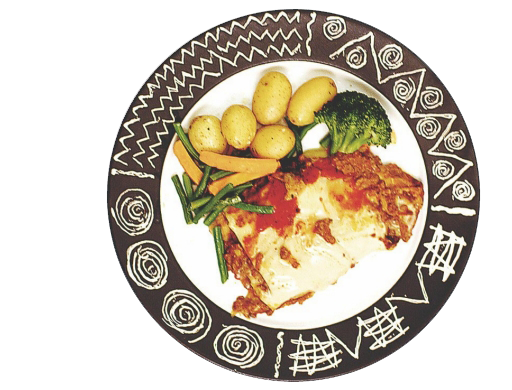 A plate of food