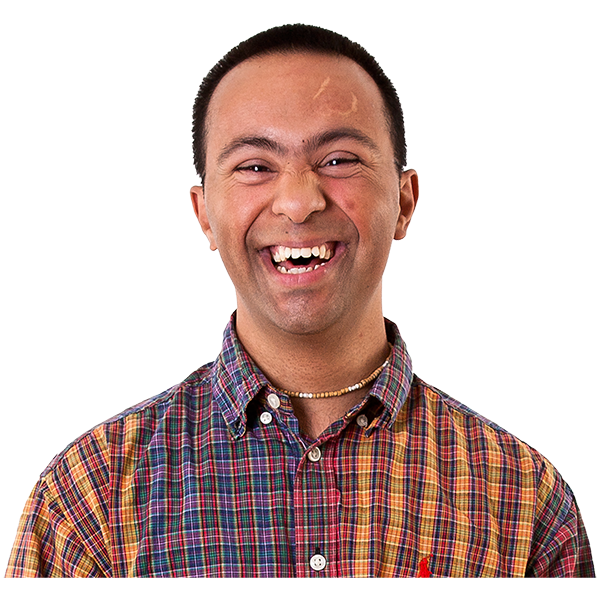 A person smiling
