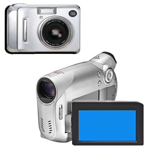 A digital camera and a digital video camera