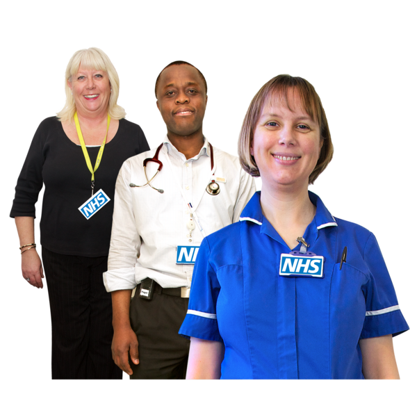 A team of NHS staff