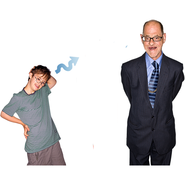 A young boy and an older man