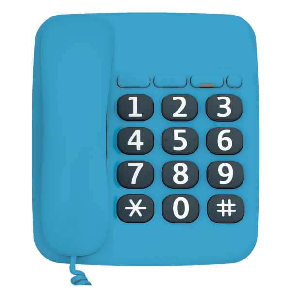Blue telephone