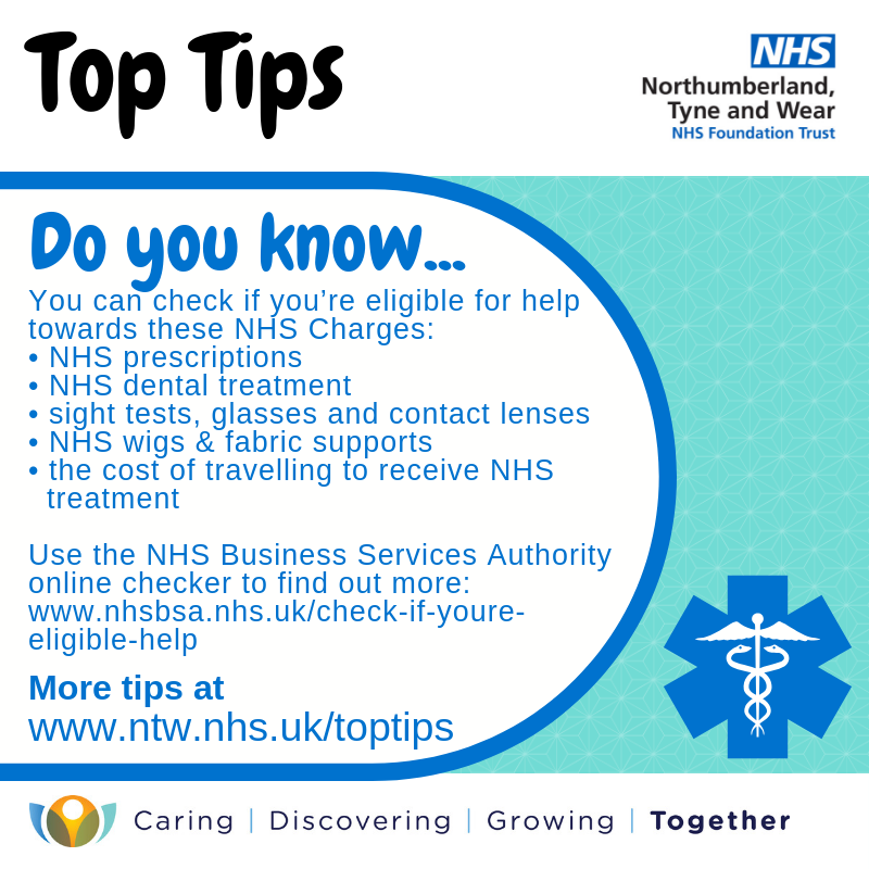 Tip Tips Nhs Bsa Cumbria Northumberland Tyne And Wear Nhs Foundation Trust