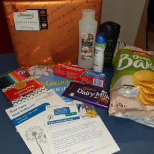 Trust sends wellbeing packs to lift patient spirits