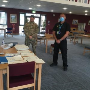 Staff give mental health training to RAF personnel