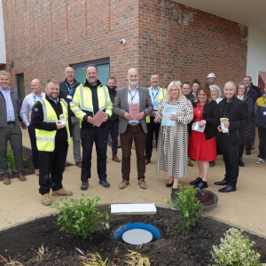 Reflecting on the past, looking forward to the future – time capsule buried at new Sycamore Unit
