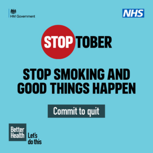Stoptober – “Don’t give up on trying to quit smoking”