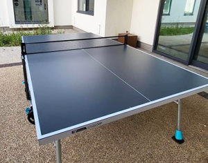 Outdoors ping pong table