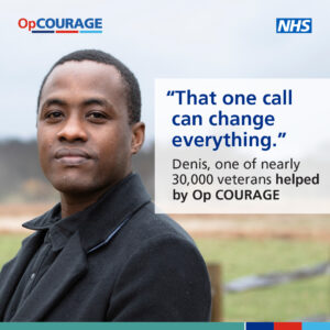 "That one call can change everything" - Dennis, one of nearly 30,000 veterans helped by Op Courage