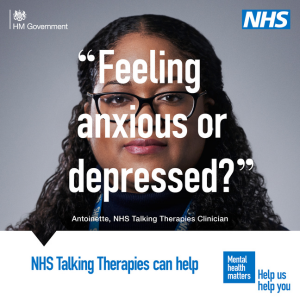 Could NHS Talking Therapies be for you?