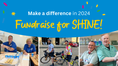 Make a difference in 2024 Fundraise for SHINE banner