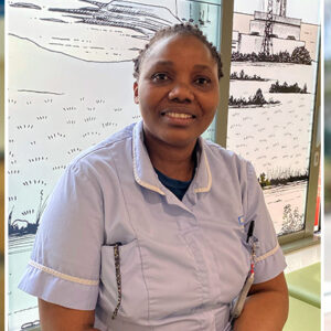 Image of three of our clinical support staff