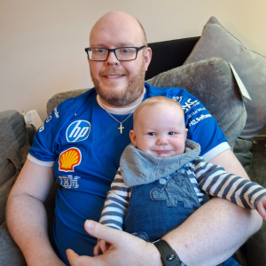 Dad shares experience of stroke to encourage others to get their health checks